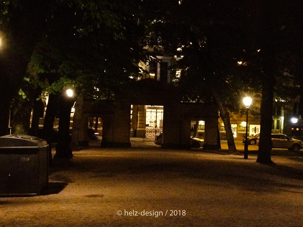 Lichtflecken am Bulevardi